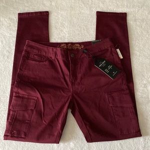 Wax Jeans cargo skinny jeans (size 11)